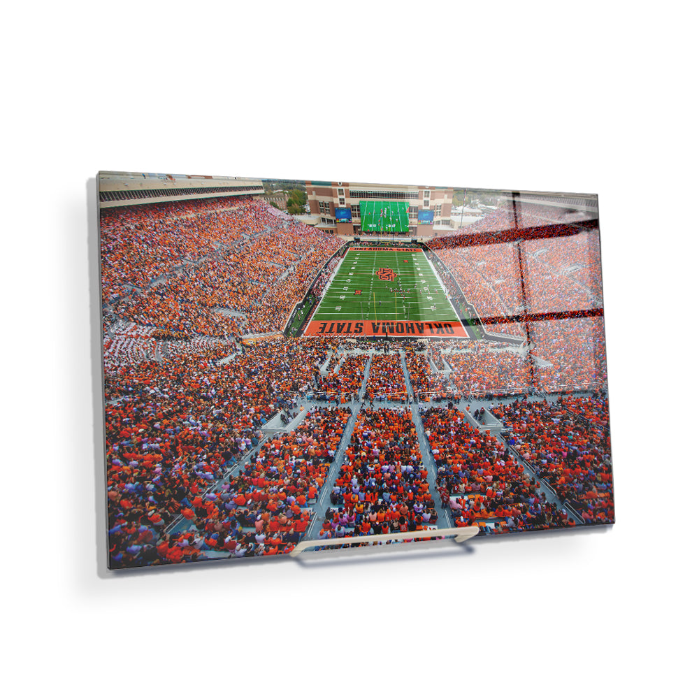 Oklahoma State Cowboys - OSU Orange Out - College Wall Art #Canvas