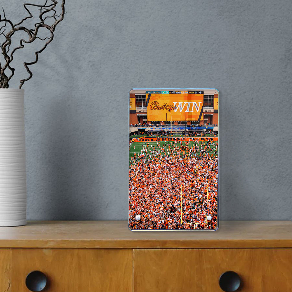 Oklahoma State Cowboys - Oklahoma State Cowboys Win - college wall art #canvas