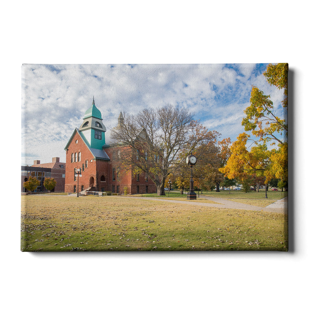 Oklahoma State Cowboys - Autumn Old Central - College Wall Art #Canvas