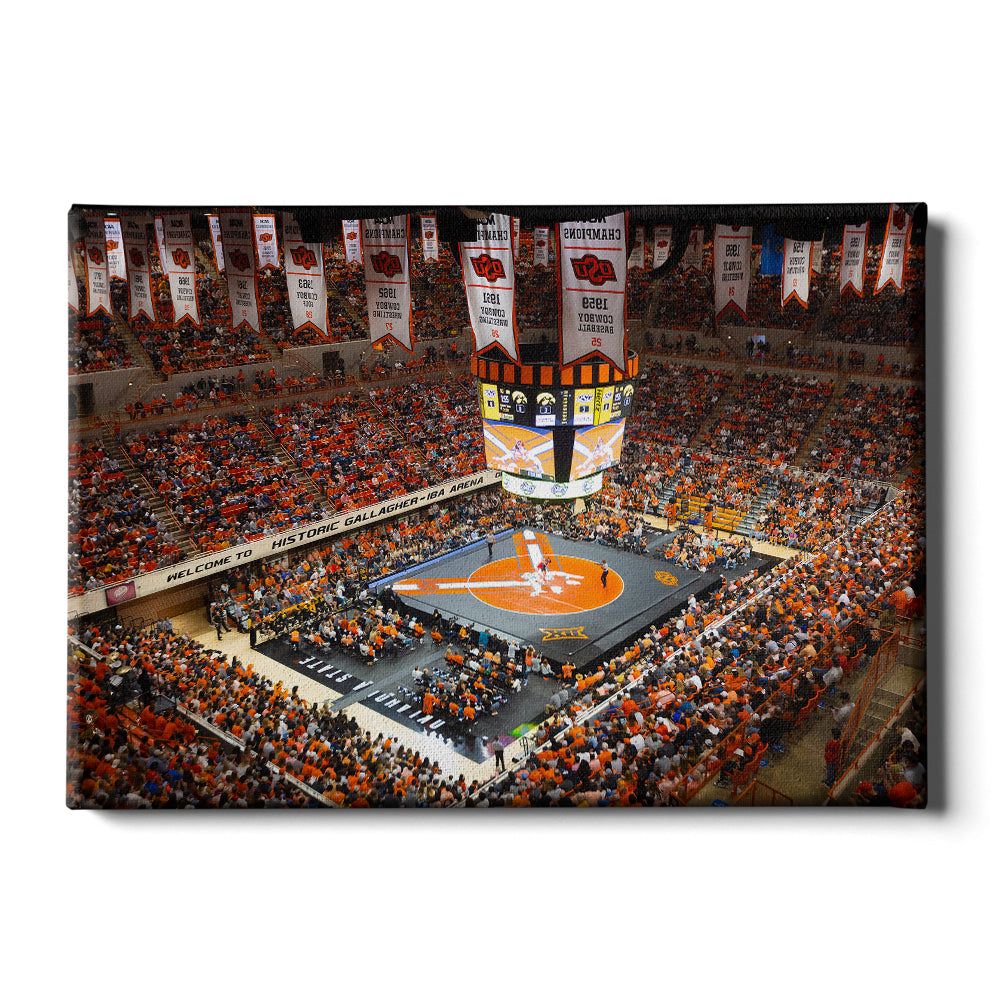 Oklahoma State Cowboys - Gallagher-Iba Arena - College Wall Art #Canvas