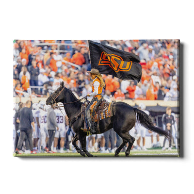 Oklahoma State Cowboys - Spirit Rider - College Wall Art #Canvas
