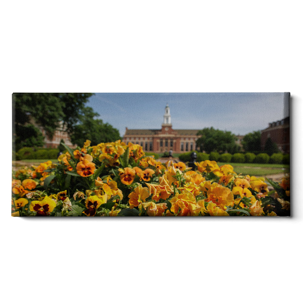 Oklahoma State Cowboys - Spring Flowers - College Wall Art #Canvas