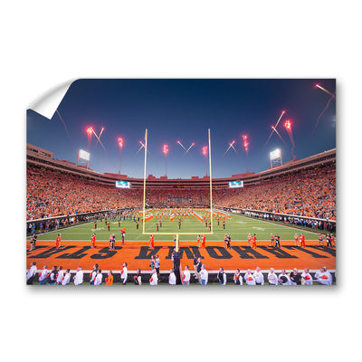 Oklahoma State Cowboys - Oklahoma State Fireworks - College Wall Art #Wall Decal
