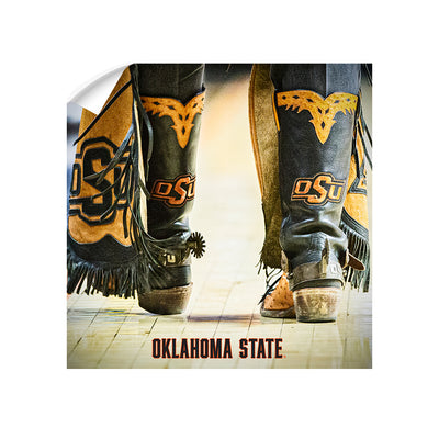 Oklahoma State Cowboys - OSU Boots - College Wall Art #Wall Decal