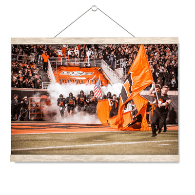 Oklahoma State Cowboys - Enter OSU - College Wall Art #Hanging Canvas