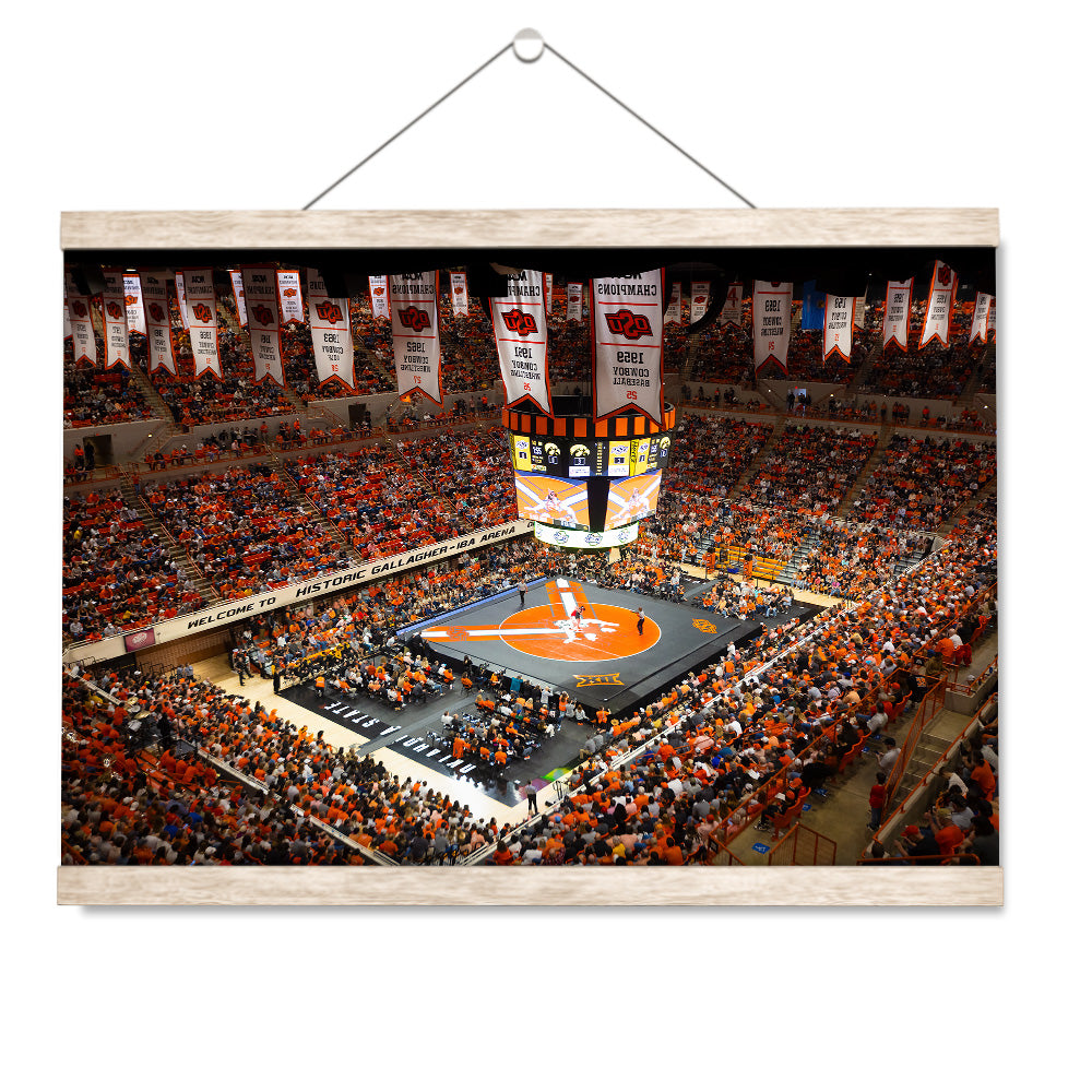 Oklahoma State Cowboys - Gallagher-Iba Arena - College Wall Art #Canvas