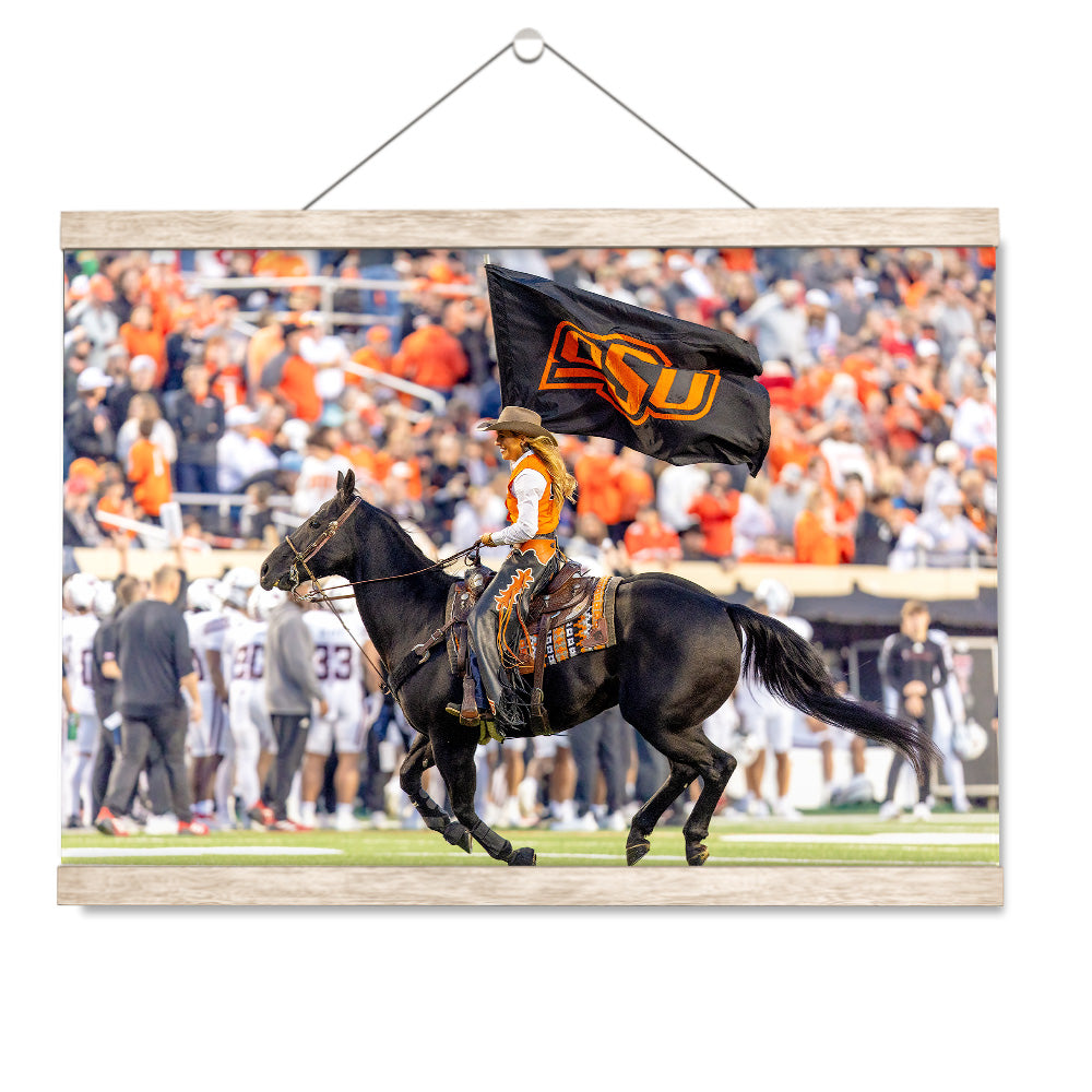 Oklahoma State Cowboys - Spirit Rider - College Wall Art #Canvas