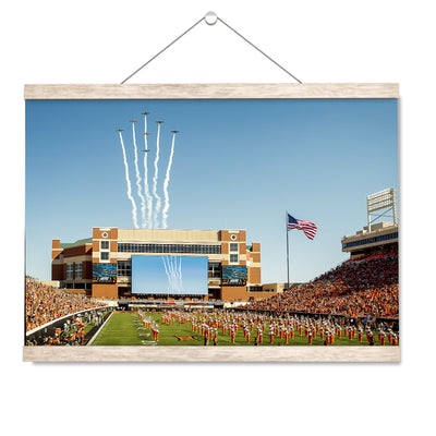 Oklahoma State Cowboys - OSU Flyover - College Wall Art #Hanging Canvas