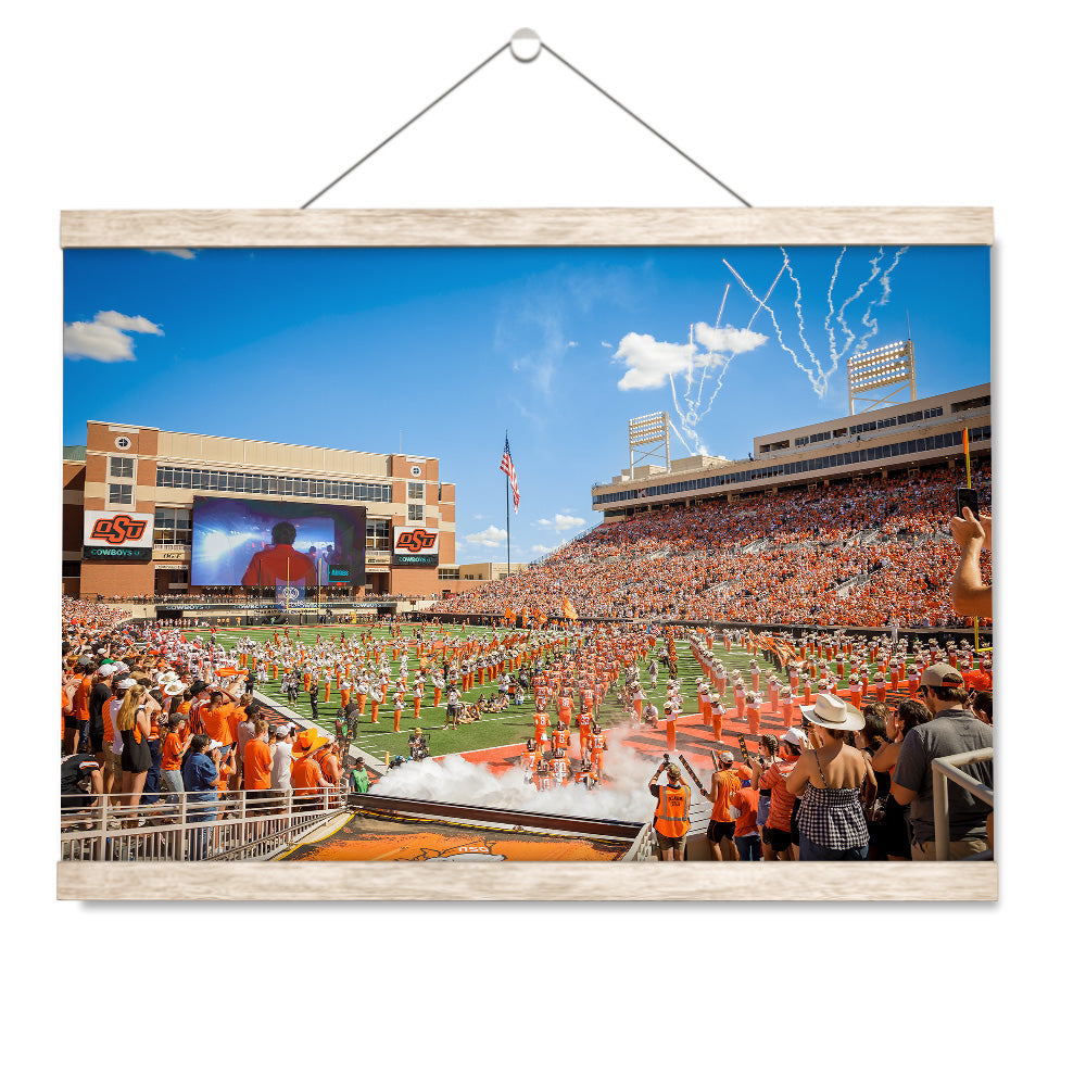 Oklahoma State Cowboys - Enter Pokes - College Wall Art #Canvas