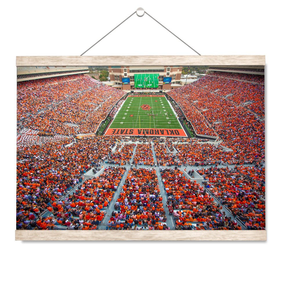Oklahoma State Cowboys - OSU Orange Out - College Wall Art #Canvas