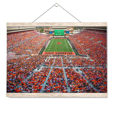 Oklahoma State Cowboys - OSU Orange Out - College Wall Art #Hanging Canvas