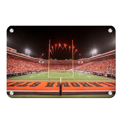 Oklahoma State Cowboys - Boone Pickens Stadium from the End Zone - College Wall Art #Metal