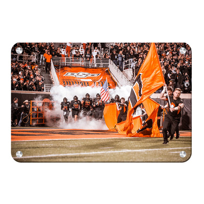 Oklahoma State Cowboys - Enter OSU - College Wall Art #Metal