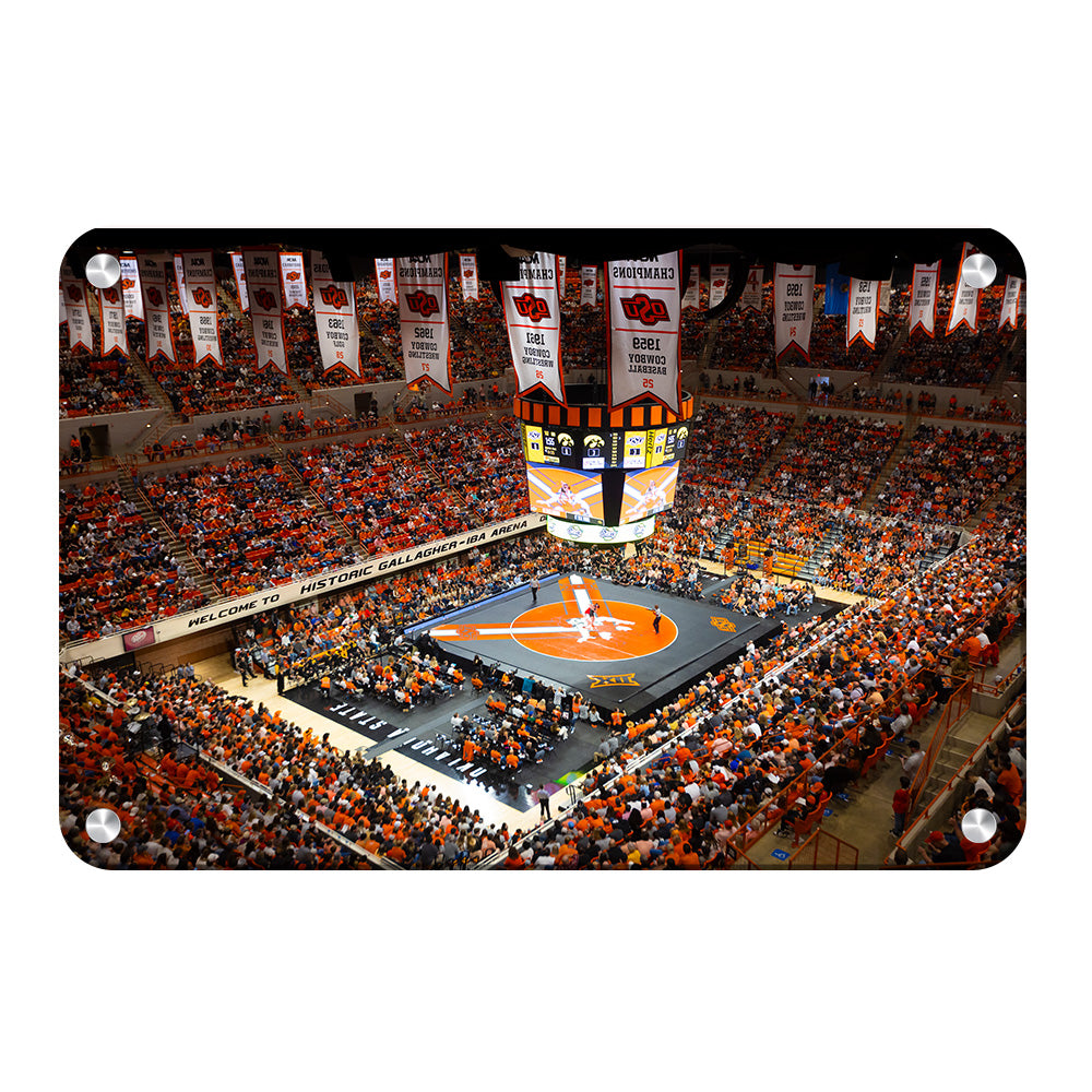 Oklahoma State Cowboys - Gallagher-Iba Arena - College Wall Art #Canvas