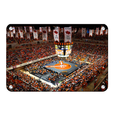 Oklahoma State Cowboys - Gallagher-Iba Arena - College Wall Art #Metal