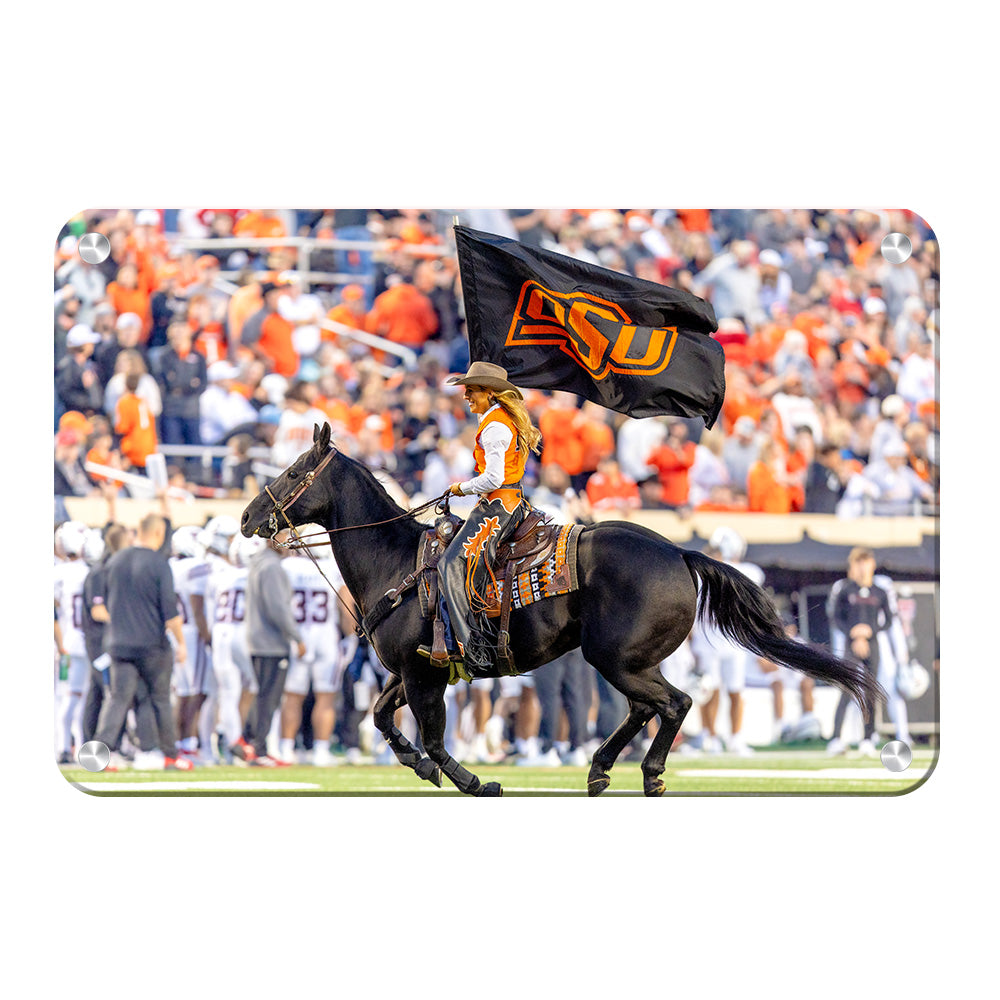 Oklahoma State Cowboys - Spirit Rider - College Wall Art #Canvas