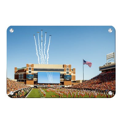 Oklahoma State Cowboys - OSU Flyover - College Wall Art #Metal