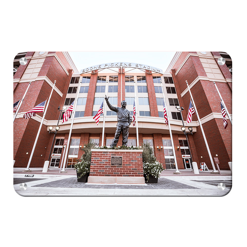 Oklahoma State Cowboys - Boone Pickens - College Wall Art #Canvas