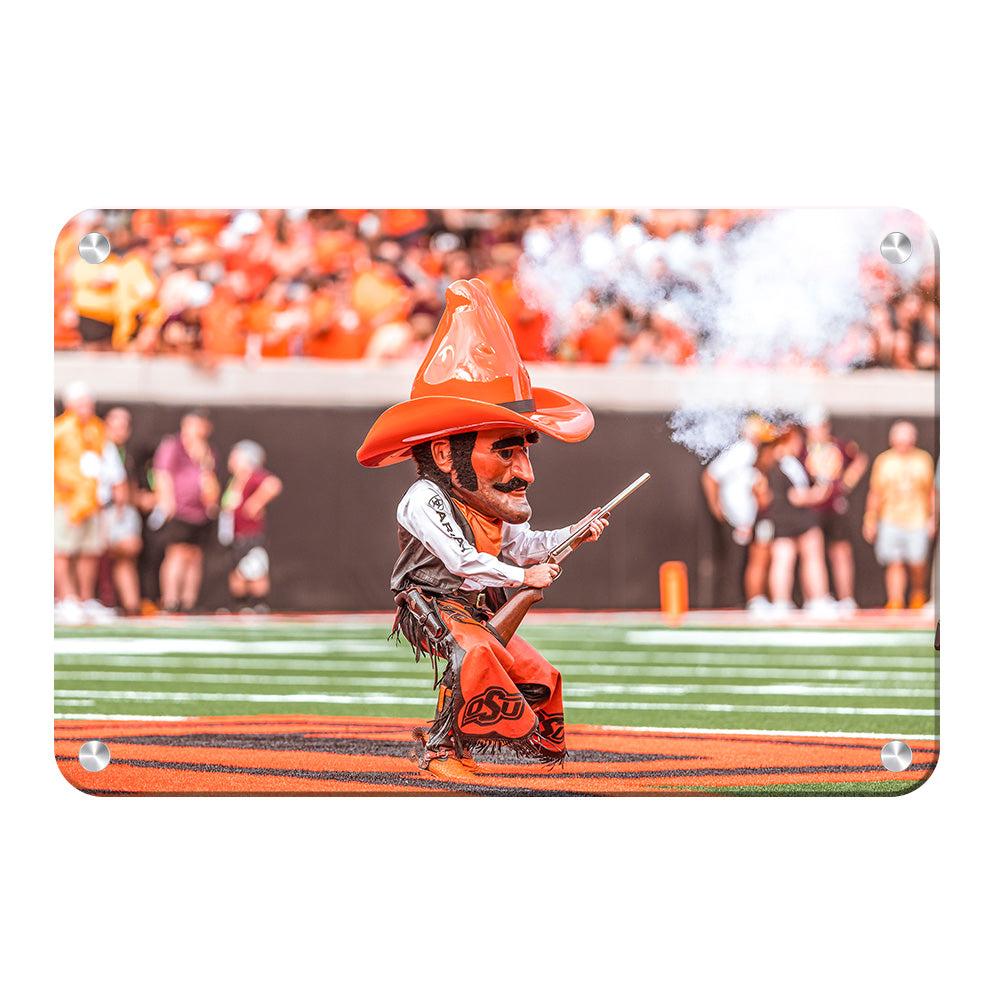 Oklahoma State Cowboys - Pistol Pete - College Wall Art #Canvas