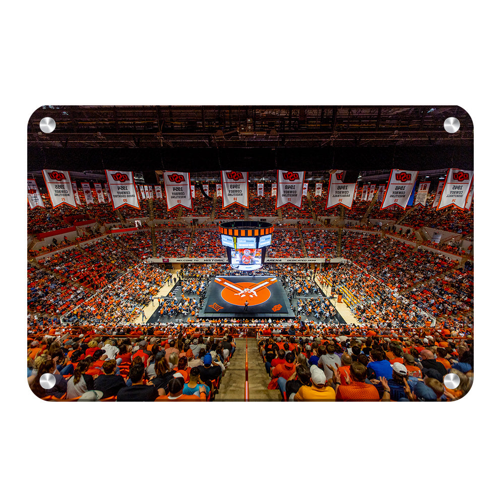 Oklahoma State Cowboys - OSU Wrestling - College Wall Art #Canvas