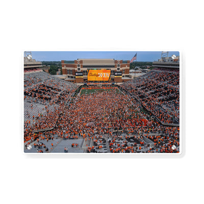 Oklahoma State Cowboys - Cowboys Win Stun Oregon - College Wall Art #Metal