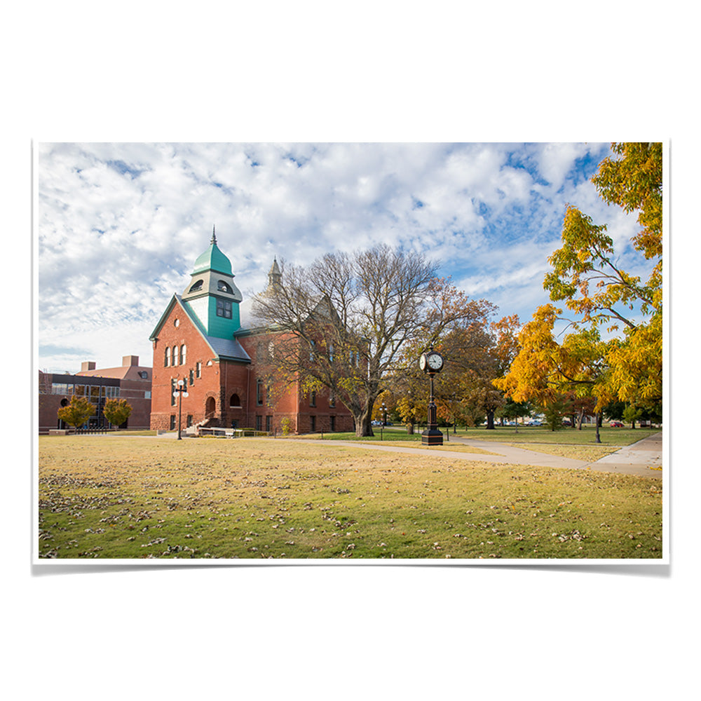 Oklahoma State Cowboys - Autumn Old Central - College Wall Art #Canvas