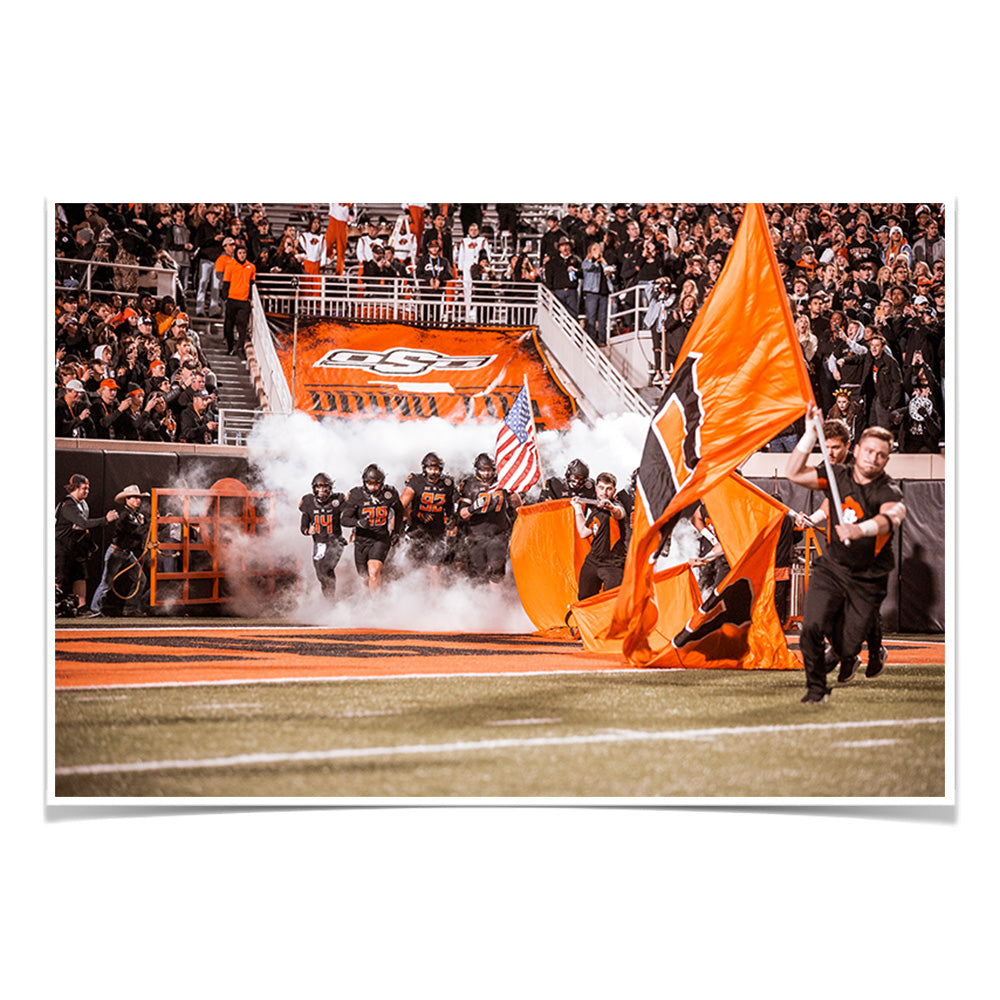 Oklahoma State Cowboys - Enter OSU - College Wall Art #Canvas
