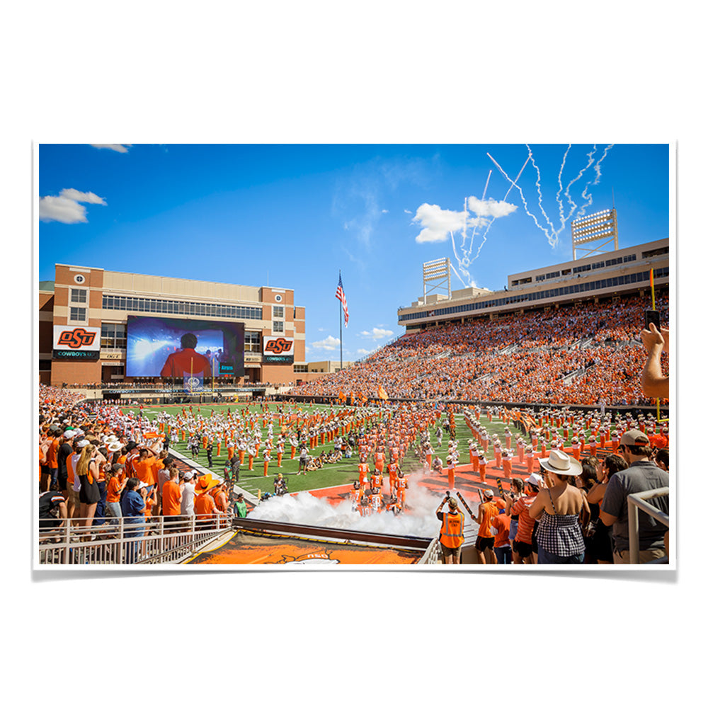 Oklahoma State Cowboys - Enter Pokes - College Wall Art #Canvas