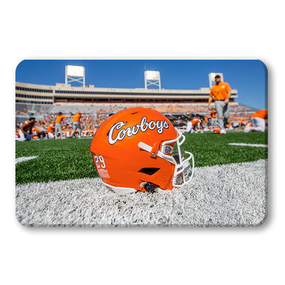 Oklahoma State Cowboys - Cowboys Football Helmet - College Wall Art #PVC