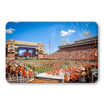 Oklahoma State Cowboys - Enter Pokes - College Wall Art #PVC