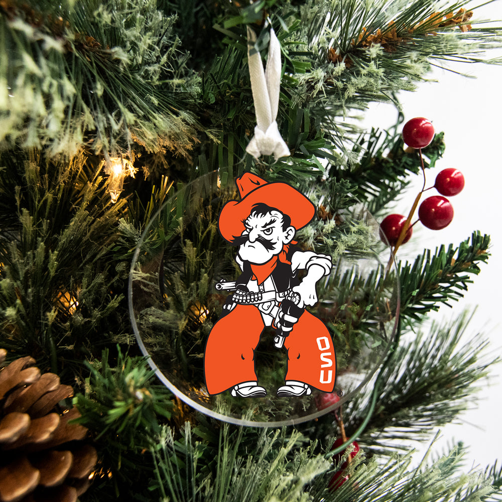 Oklahoma State Cowboys - Pistol Pete Ornament & Bag Tag