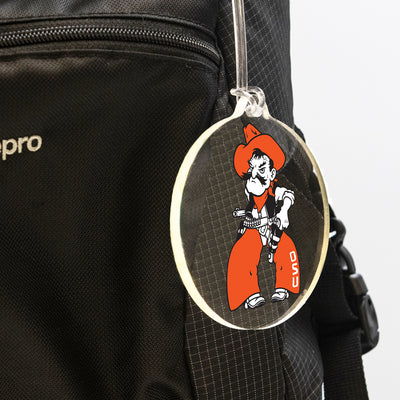 Oklahoma State Cowboys - Pistol Pete Ornament & Bag Tag