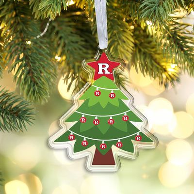 Rutgers Scarlet Knights - Rutgers Christmas Tree Double-Sided Ornament