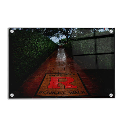 Rutgers Scarlet Knights - Scarlet Walk - College Wall Art #Acrylic