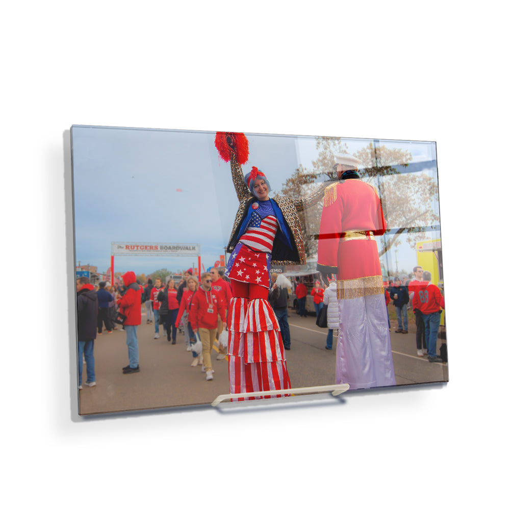 Rutgers Scarlet Knights - Rutgers Boardwalk - College Wall Art #Canvas