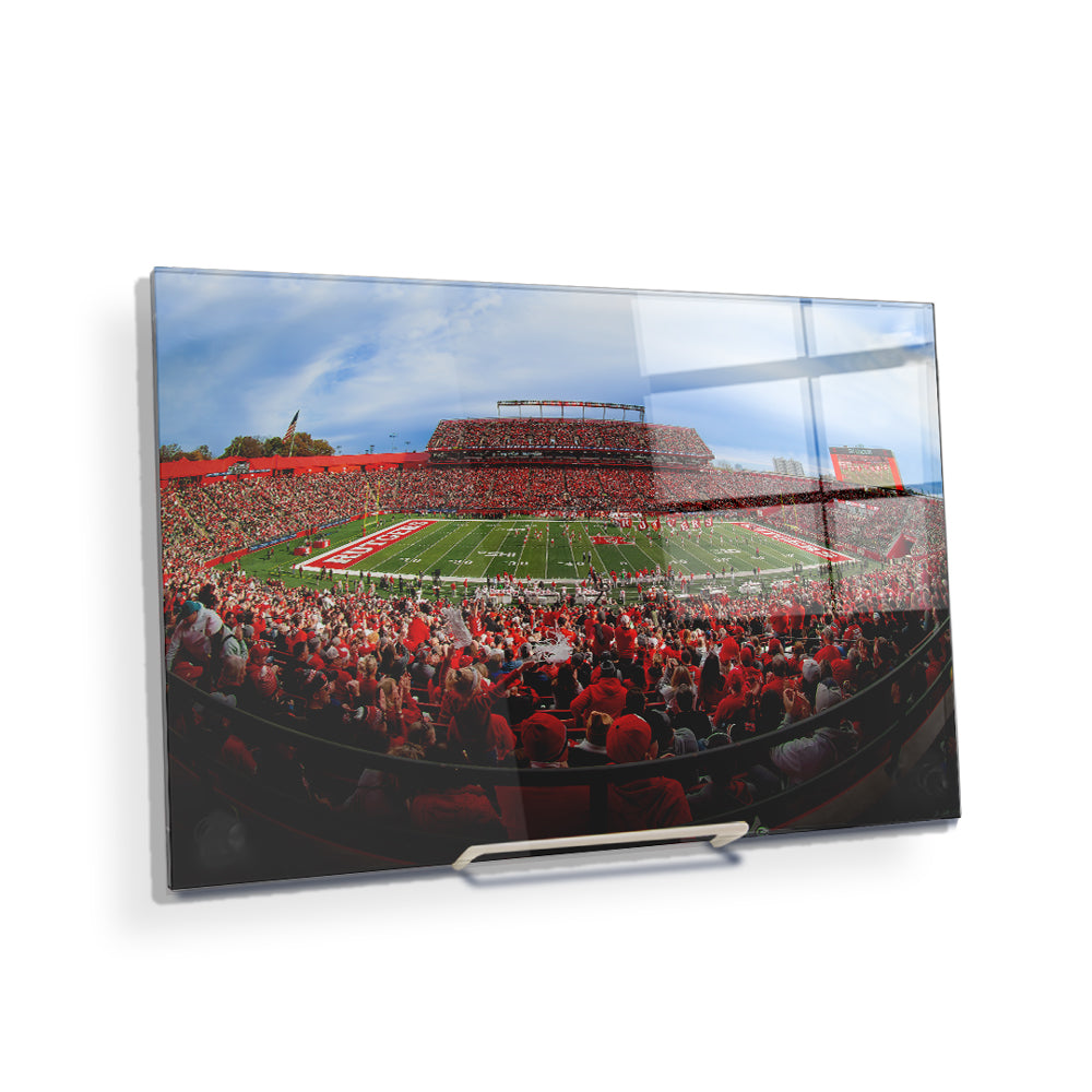 Rutgers Scarlet Knights - Fisheye SHI - College Wall Art #Canvas