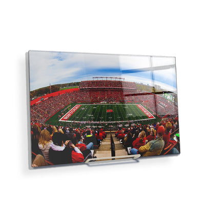 Rutgers Scarlet Knights - Bird's Eye View of SHI Stadium - College Wall Art #Acrylic Mini