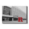 Rutgers Scarlet Knights - Athletic Performance Center B&W with Scarlet R - College Wall Art #Canvas