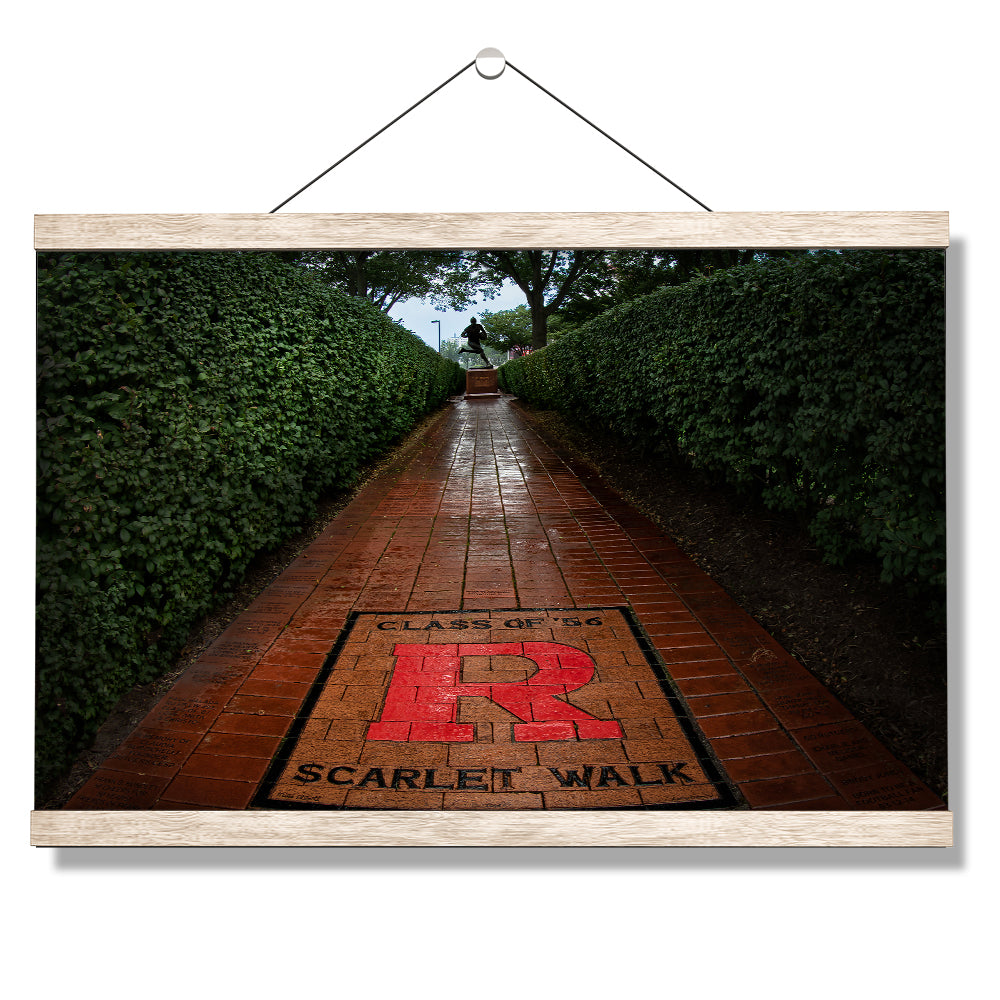 Rutgers Scarlet Knights - Scarlet Walk - College Wall Art #Canvas