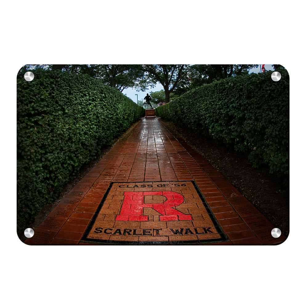 Rutgers Scarlet Knights - Scarlet Walk - College Wall Art #Canvas