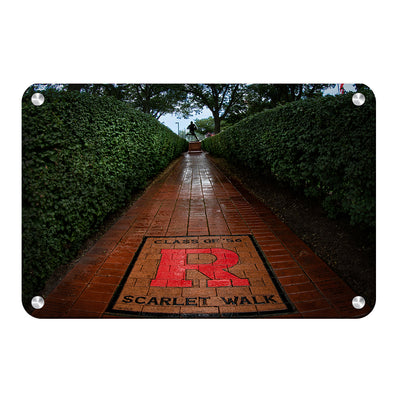 Rutgers Scarlet Knights - Scarlet Walk - College Wall Art #Metal