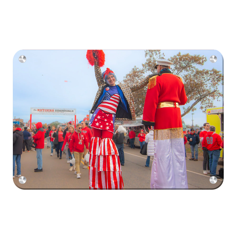Rutgers Scarlet Knights - Rutgers Boardwalk - College Wall Art #Canvas