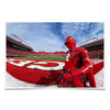 Rutgers Scarlet Knights - Scarlet Knight End Zone - College Wall Art #Poster