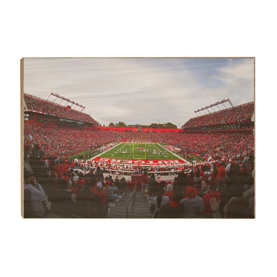 Rutgers Scarlet Knights - Rutgers SHI Stadium - College Wall Art #Wood