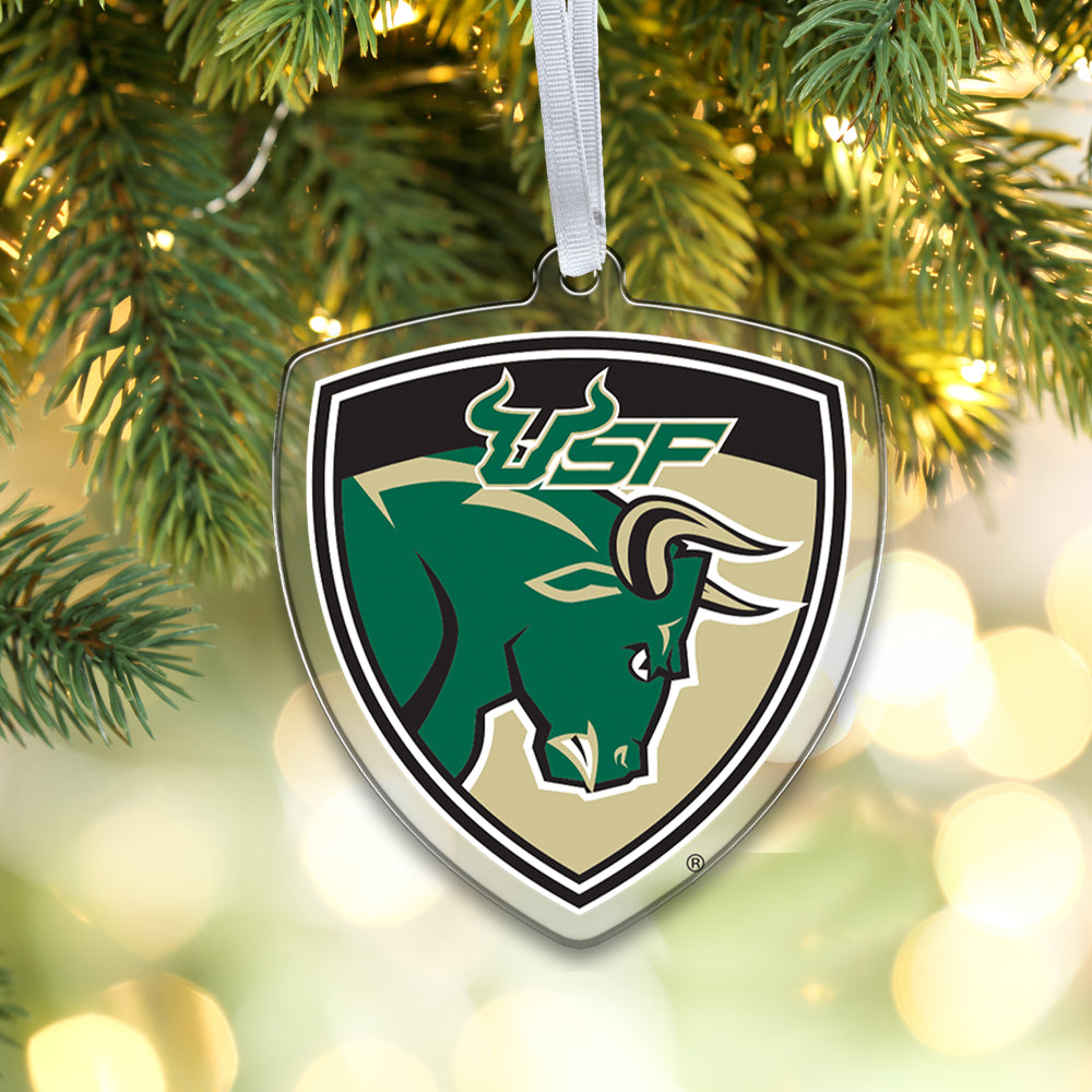 USF Bulls - USF Shield Ornament & Bag Tag