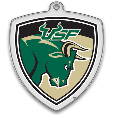 USF Bulls - USF Shield Ornament & Bag Tag