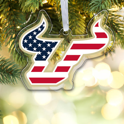 USF Bulls - USF Stars and Stripes Ornament & Bag Tag