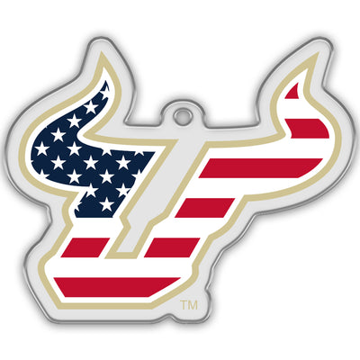 USF Bulls - USF Stars and Stripes Ornament & Bag Tag