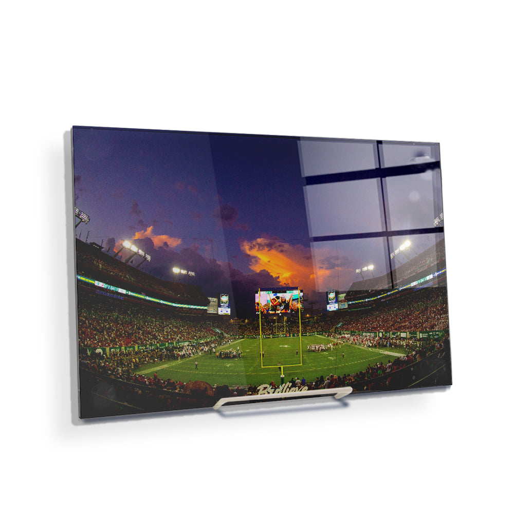USF Bulls - Bullieve Sunset - College Wall Art #Canvas