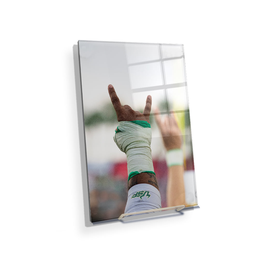 USF Bulls - USF Horns Up - College Wall Art #Canvas